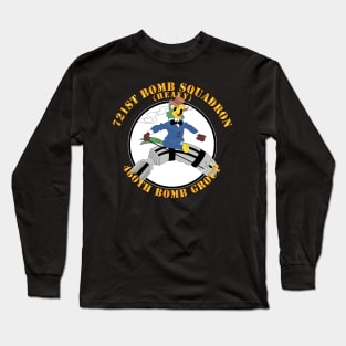 AAC - 721st Bomb Squadron - 450th BG - WWII Long Sleeve T-Shirt